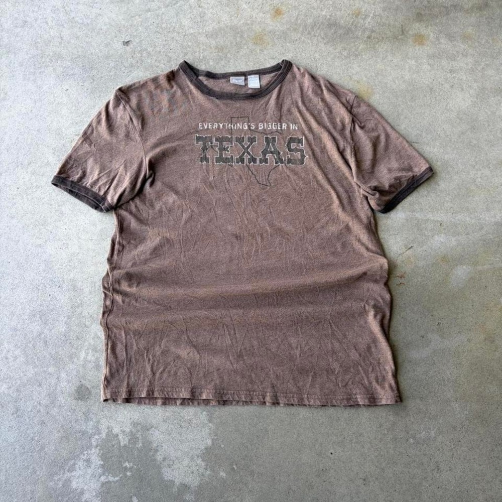 90s‎ bigger in texas ringer tee